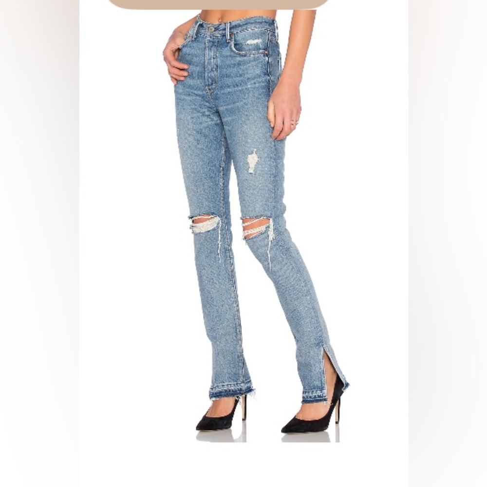 NWT GRLFRND “The Natalia” Jeans - Blue - Size 28 **Pls Read Description**